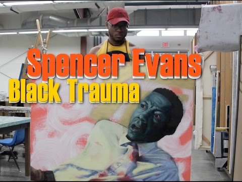 Spencer Evans talks about dramatic facial expressions in his work
