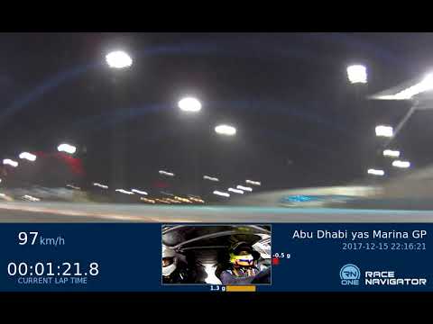 RN #1 Onboard video Abu Dhabi yas Marina GP, FORDGT, 02:41.644