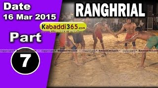 Ranghrial (Mansa) Kabaddi Tournament 16 Mar 2015  Part 1 by Kabaddi365.com