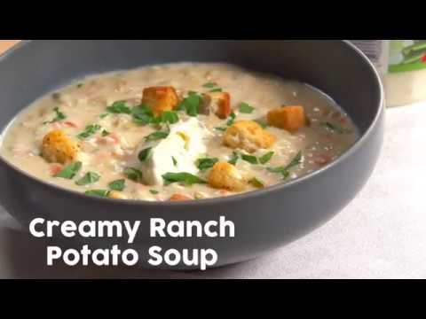 Creamy Ranch Potato Soup Recipe - Marzetti Moments