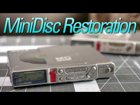 Fixing Up a Neglected MiniDisc Recorder