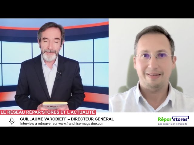 « L’interview vidéo des franchiseurs » La franchise Répar’Stores et l&rsquo;actualité, interview par Franchise Magazine – 5/5
