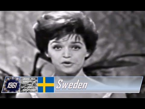 eurovision 1961 Sweden 🇸🇪 Lill Babs - April, april