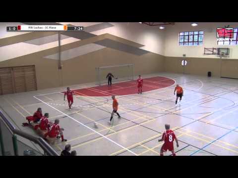 Ü60-Hallenstadtmeisterschaft Dresden - 6. Spiel: FSV Rot-Weiß Luckau - SC Riesa