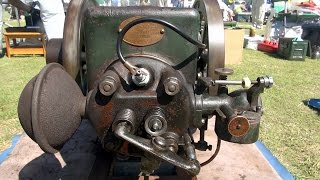 preview picture of video 'Old Engines in Japan 1940s HAPPY Kerosene Engine Type 20 2.5hp (1080p 60fps)'