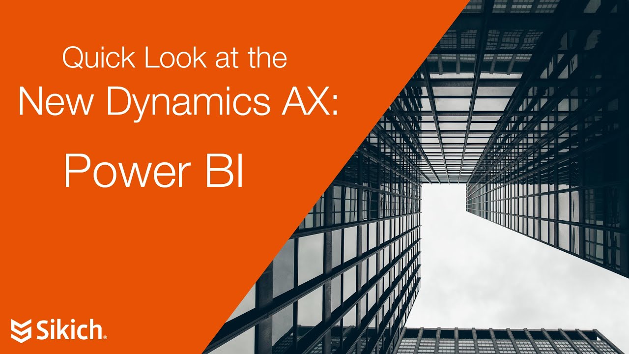The New Dynamics AX and Power BI