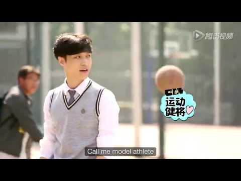 [Eng Sub] 161208 Tencent Operation Love Set Visit: Yixing playing basketball BTS