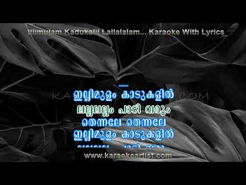 Illimulam Kadukalil Karaoke With Lyrics