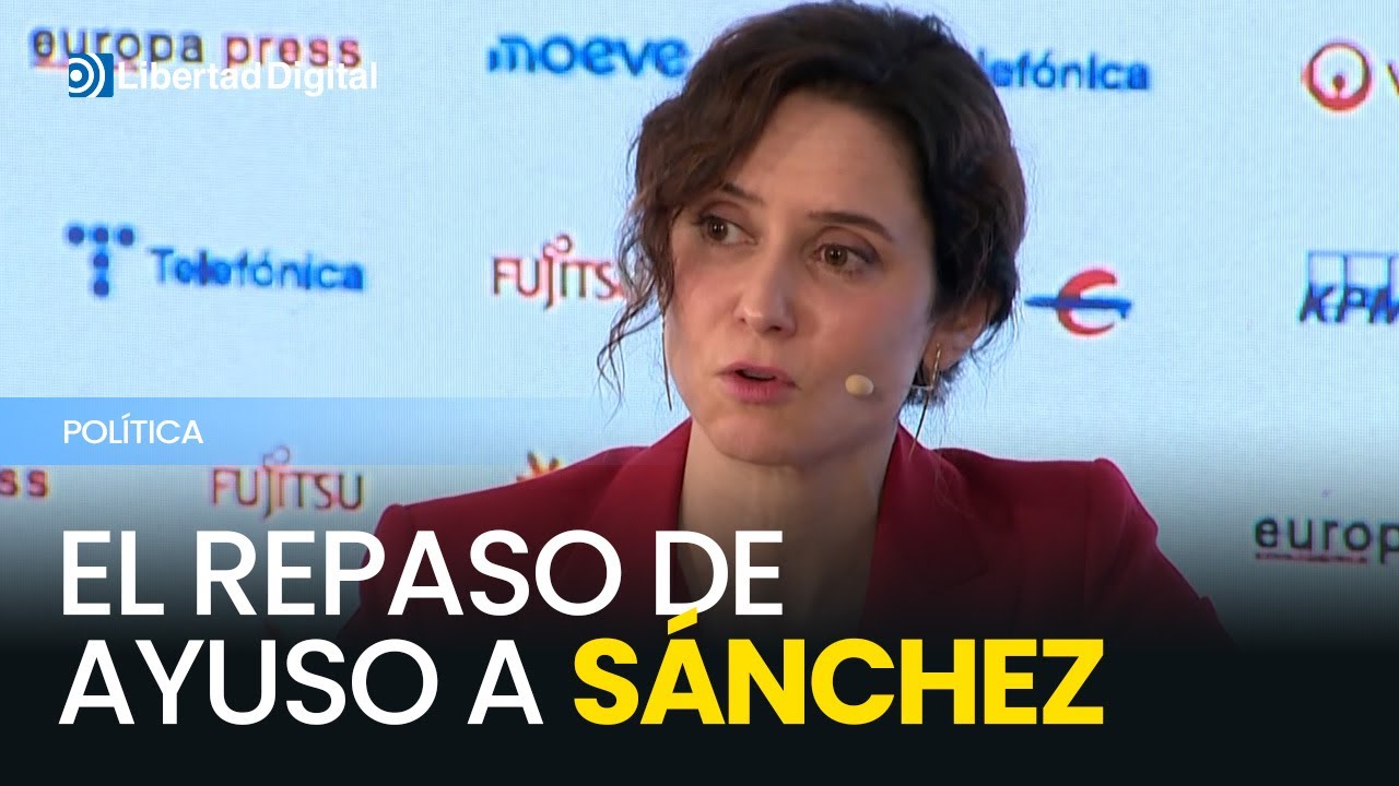 El repaso de AYUSO a SÁNCHEZ: "El galgo de Paiporta"