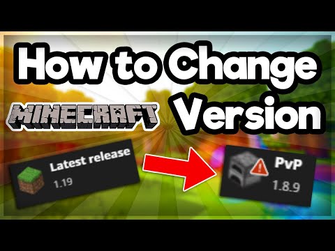 How to Change your Minecraft Version  (Java Edition) 2023