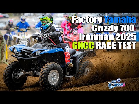 Factory Yamaha Grizzly 700 Race Test Review | Ironman GNCC 2025