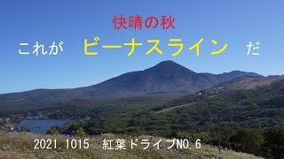 快晴の秋　これが　ビーナスライン　だ