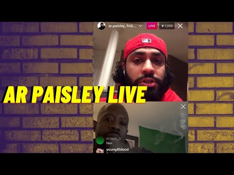 AR Paisley Goes On IG Live w/ Friday Ricky Dred & Indian Fan Spits Bars | We Love Hip Hop Live