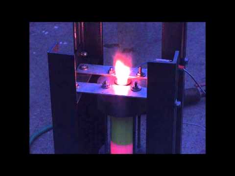 Alfred University Hybrid Rocket: Ignition of 2nd ABS test
