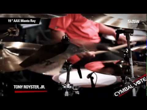 CYMBAL VOTE - Tony Royster Jr Reviews the 19" AAX Manta Ray