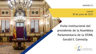 Visita institucional del presidente de la Asamblea Parlamentaria de la OTAN