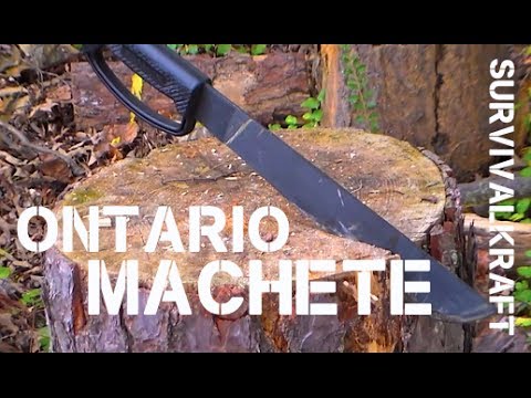 Ontario 12" Survival / Camping Machete: Review and Chop Test