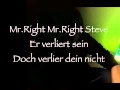 Tracy Ate A Bug- Mr. Right & Steve lyrics 