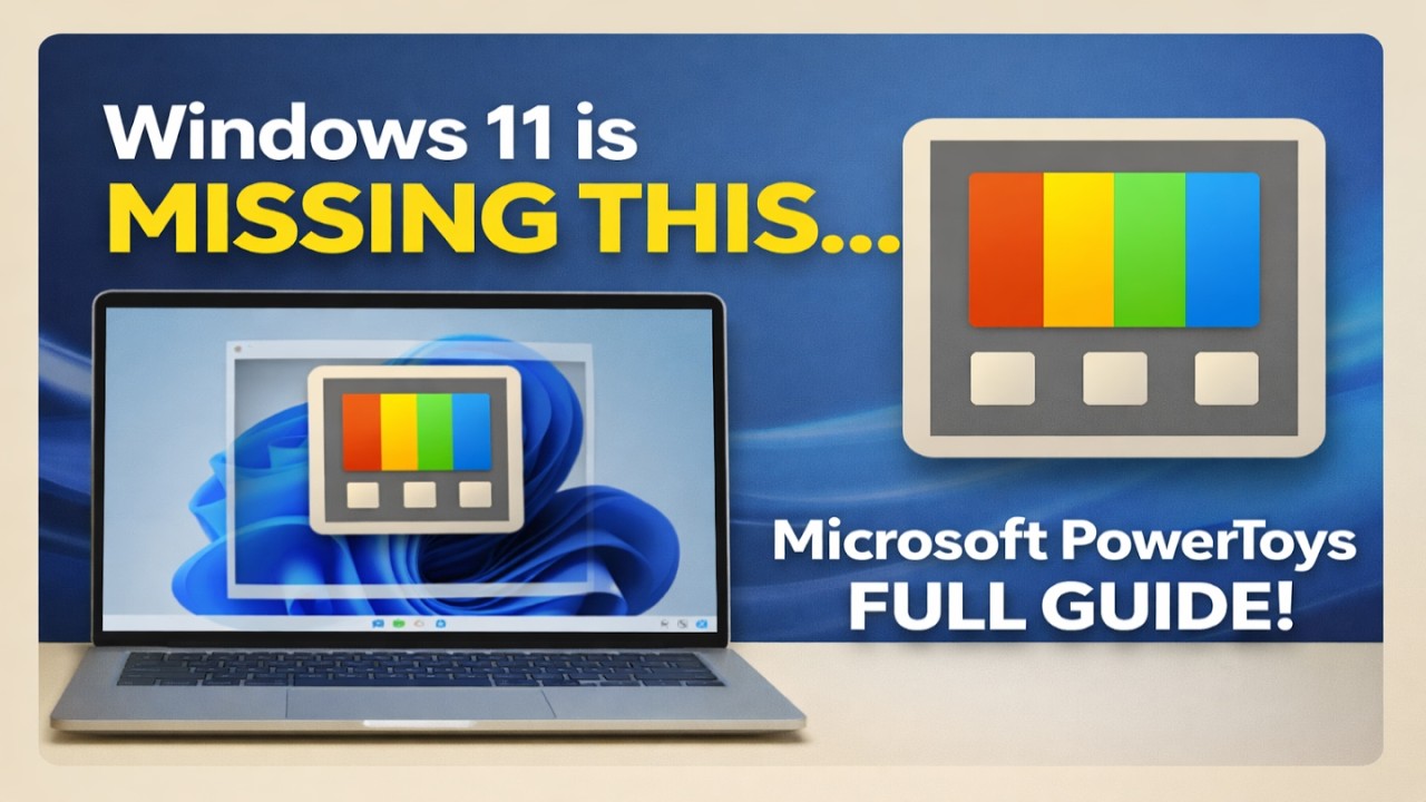 Windows 11 is Missing This… | Microsoft PowerToys Full Setup & Features Guide