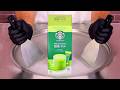 Watch Matcha Turn Into Amazing Ice Cream Rolls ASMR