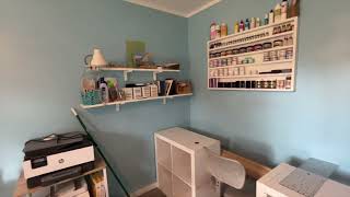 I rearranged my craft room!