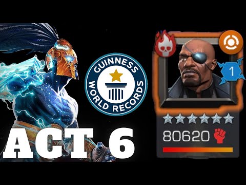 Killing Act 6.3.2 NICK FURY Boss The FASTEST | Marvel Contest of Champions