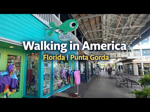 Walking in America | Florida | Punta Gorda 4K