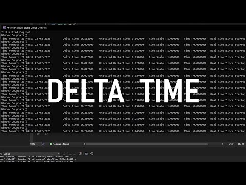 Delta time? | Game Engine From Scratch