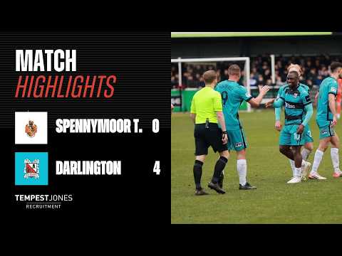 Résumé : Spennymoor Town 0-4 Darlington (National League North)