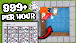 How To Make EASY Iron Farm In Minecraft Bedrock 1.21!