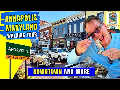Explore Annapolis Maryland -  Walking Tour - Best Things To See and Do in Downtown Annapolis MD