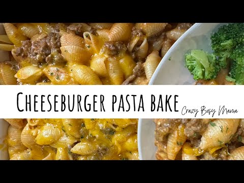 Cheeseburger Casserole with Pasta (Just 4-Ingredients)