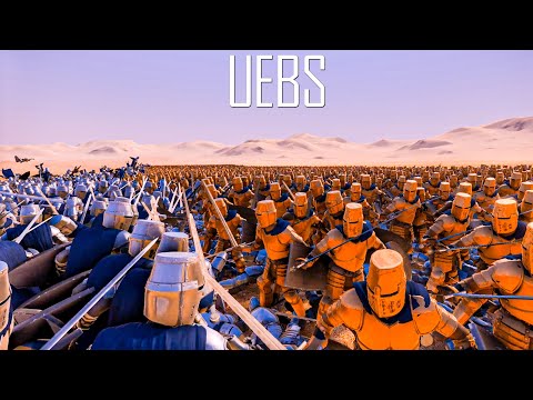 21000 Heavy Knights VS 20000 Golden Knights - Ultimate Epic Battle Simulator 2  UEBS 2