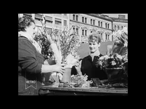 Frühling in der Großstadt - München 1962