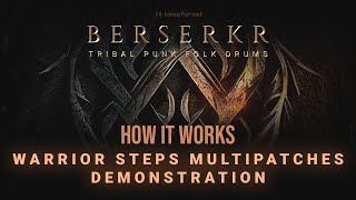 Video thumbnail for Berserkr: Tribal Punk Folk Drums  - Warrior Steps - Multipatches Demonstration by Keepforest Instruments