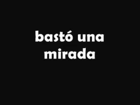 Me bastó una mirada (Letra) - Bnk