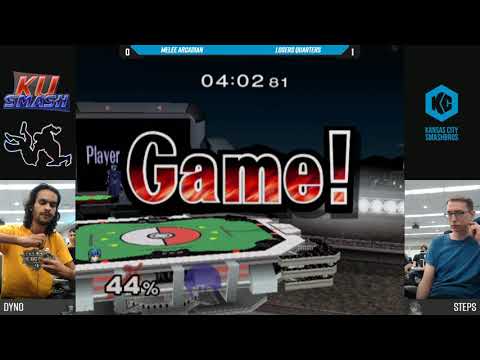 Jayhawk Arcadian 2018 SSBM - Dyno (Marth) Vs. Steps (Peach) - Losers Quarters
