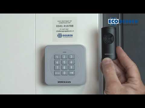 Hörmann FCT3/10 BS codeschakelaar programmeren door middel van de handzender HS/HSE BS