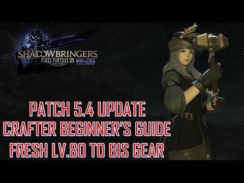 Final Fantasy XIV - Fresh Level 80 Crafter to BIS Gear Guide