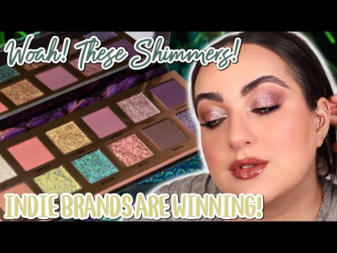 THIS INDIE PALETTE IS MAGICAL! I'M IN LOVE WITH THESE SHIMMERS!