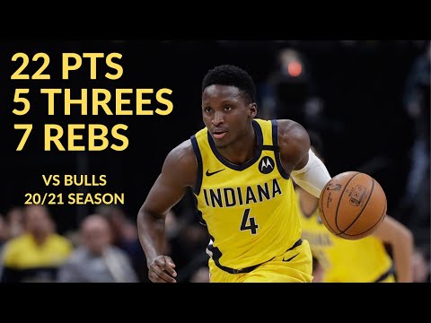Victor Oladipo 22 Pts 5 Threes 7 Rebs Highlights vs Chicago Bulls | NBA 20/21 Season
