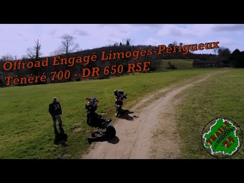 Offroad Trail - Limoges / Périgueux - Je n'étais pas prêt physiquement :) - DR 650 RSE et Ténéré 700