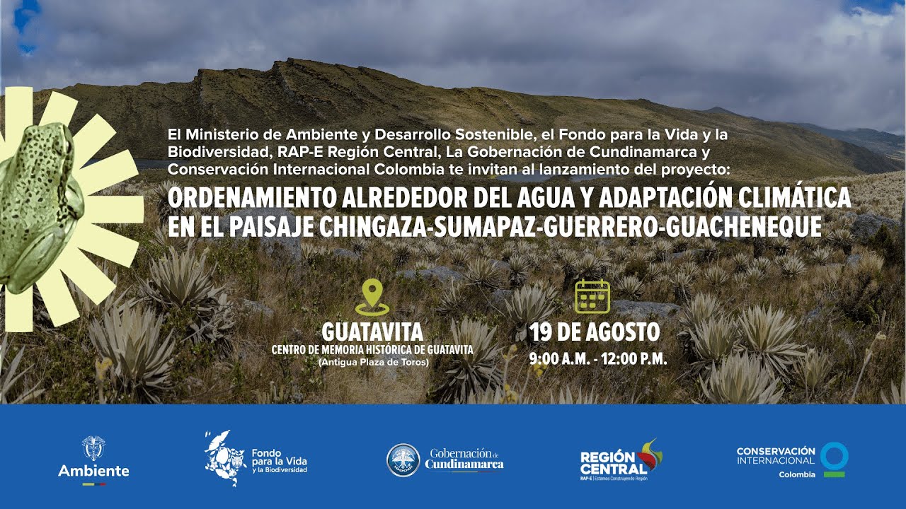 Proyecto Ordenamiento alrededor del agua y adaptación climática en el Corredor de páramos