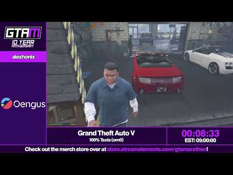 GTAMarathon 2024 - Grand Theft Auto V 100% Taxis by AlexHonix