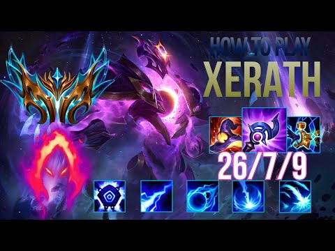 TOP 1 CHALLENGER Guides How to Play Xerath Mid & Carry + Best Build/Runes Season 12