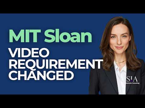 MIT Sloan FT MBA 2026-2027: What the Rounds and Video Changes Reveal