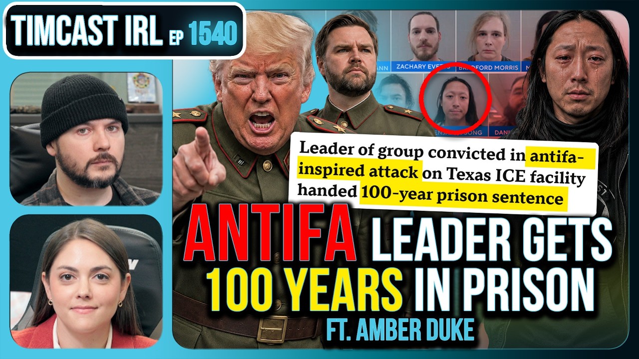 ANTIFA Leader Gets 100 YEARS, Trump DOJ GOES TO WAR | Timcast IRL