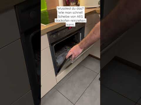 Gefunden, Scheibe von Backofen schnell reinigen 🤔 #shorts #backofen #tipsandtricks