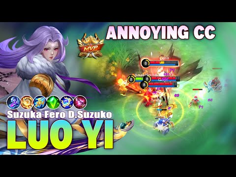 Luo Yi Annoying CC Combo! Build Top 1 Global Luo Yi ~ Mobile Legends