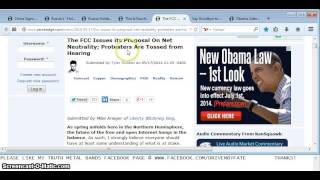"DOLLAR DECLINE" WITH RUSSIA&CHINA/FCC PROPOSAL AND NET NEUTRALITY/OBAMA WANTS AN INTERNET ID